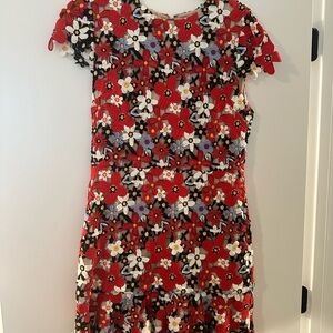 Alice and Olivia Floral Embroidered Dress
